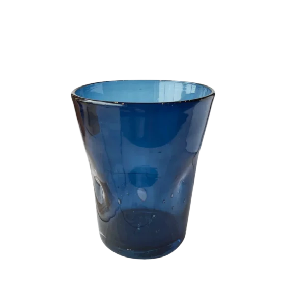 indigo farvet glas