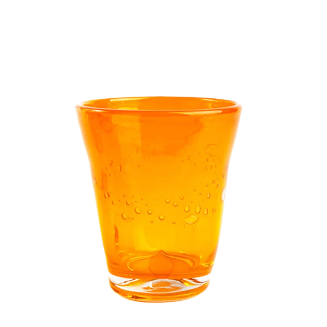 orange drikkeglas