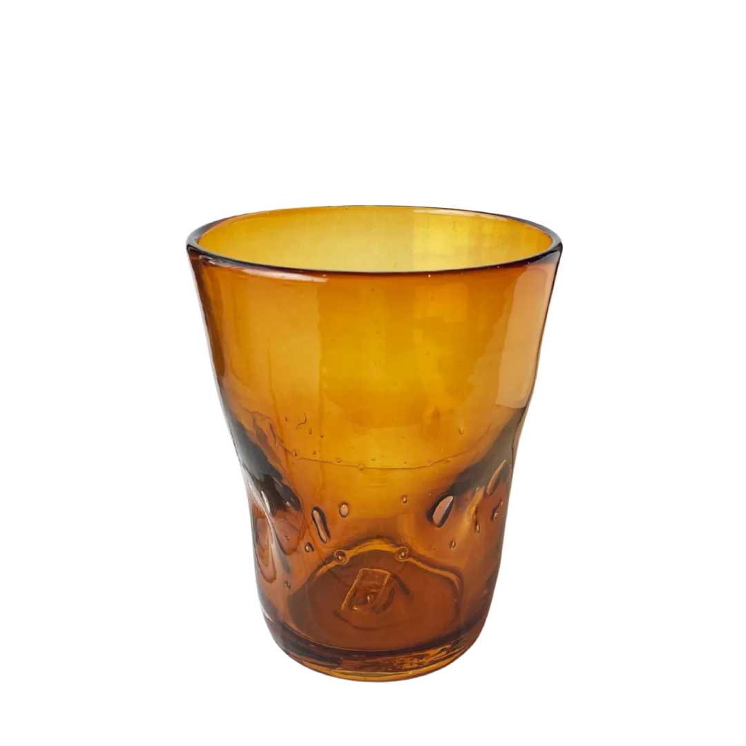 Ravfarvet italiensk glas