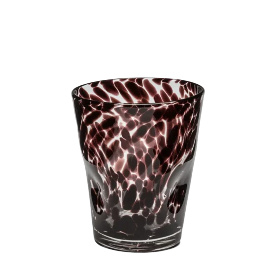Glas m safari mønster